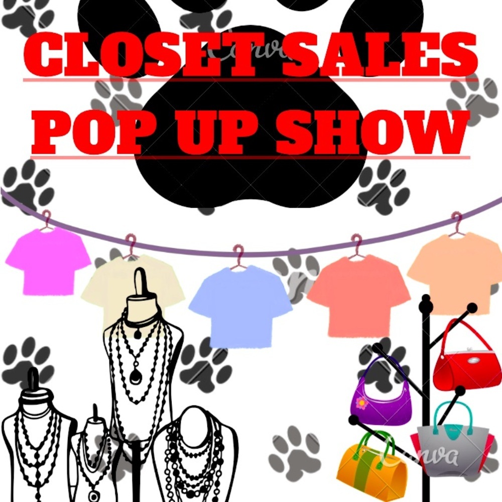 CLOSET SALES POP UP SHOW❤️🐾🐾🐾🐾❤️!!!!!